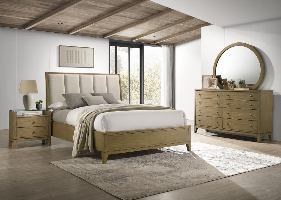 (image for) Granada 4-piece Eastern King Bedroom Set Natural Pine - Click Image to Close