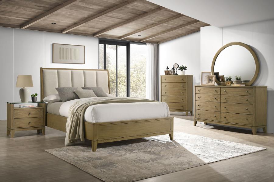 (image for) Granada 5-piece Eastern King Bedroom Set Natural Pine - Click Image to Close