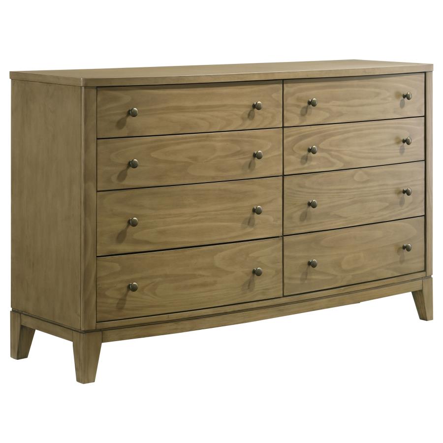 (image for) Granada 8-drawer Dresser Cabinet Natural Pine - Click Image to Close