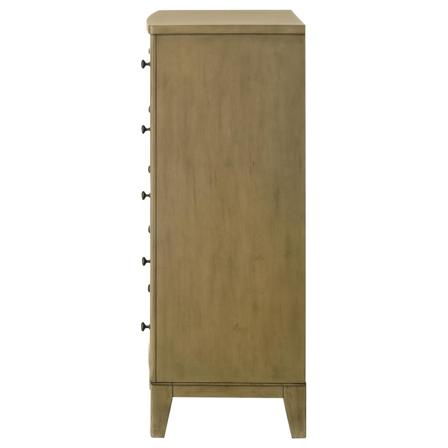 (image for) Granada 5-drawer Bedroom Chest of Drawers Natural Pine