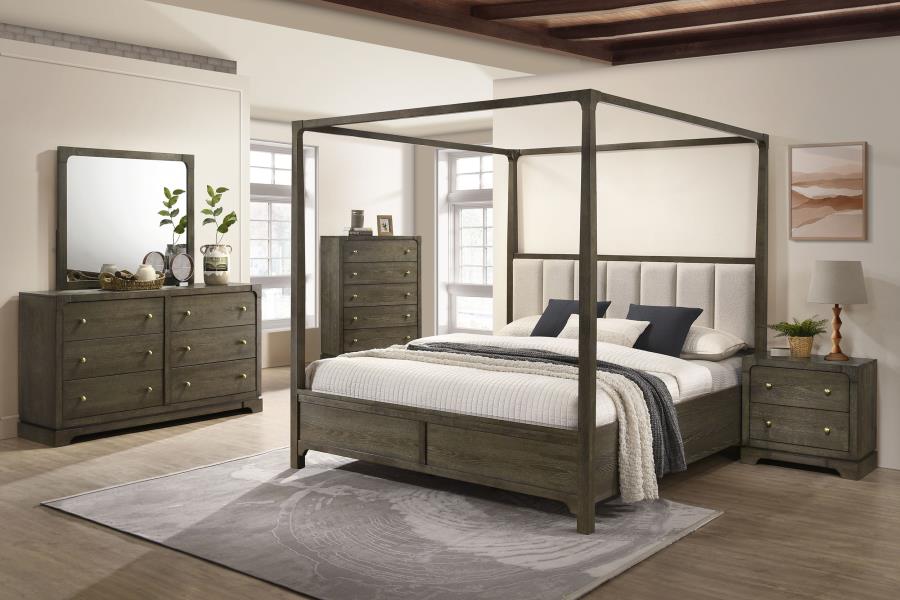 (image for) Gran Park 5-piece Eastern King Bedroom Set Dark Cocoa