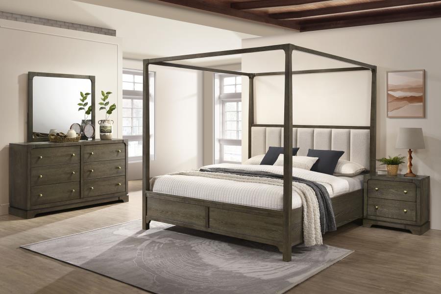 (image for) Gran Park 4-piece California King Bedroom Set Dark Cocoa - Click Image to Close