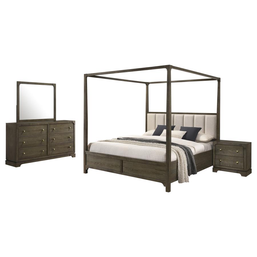 (image for) Gran Park 4-piece Queen Bedroom Set Dark Cocoa