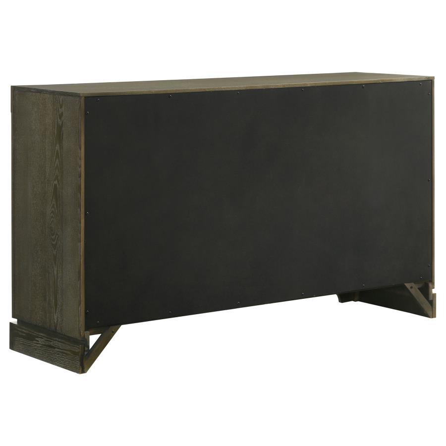 (image for) Gran Park 6-drawer Dresser Cabinet Dark Cocoa