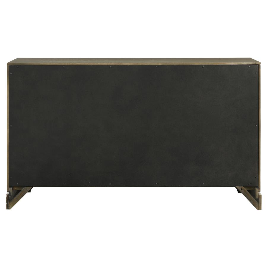 (image for) Gran Park 6-drawer Dresser Cabinet Dark Cocoa