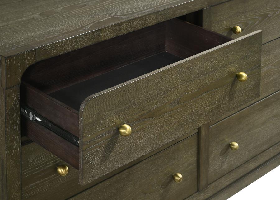 (image for) Gran Park 6-drawer Dresser Cabinet Dark Cocoa