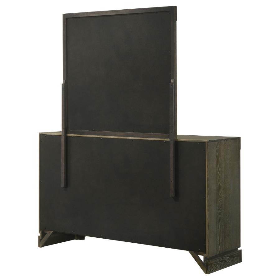 (image for) Gran Park 6-drawer Dresser and Mirror Dark Cocoa