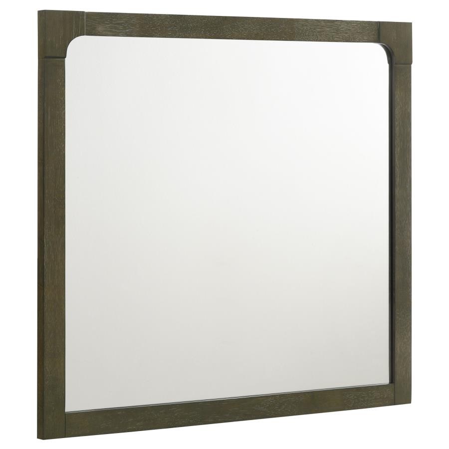 (image for) Gran Park Dresser Mirror Dark Cocoa - Click Image to Close