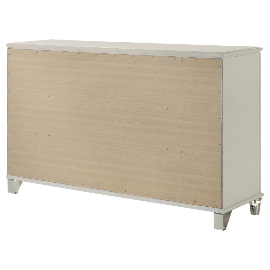 (image for) Olivia 6-drawer Dresser Cabinet Pearl White