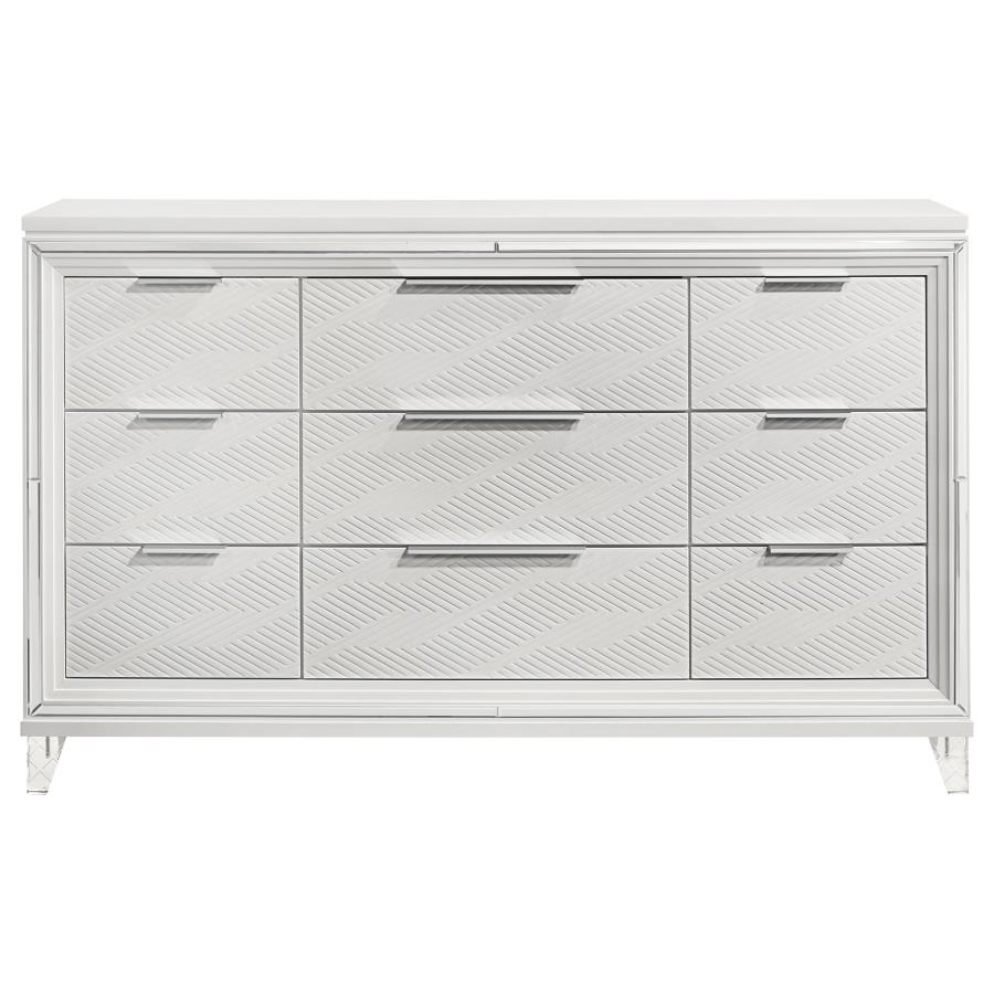 (image for) Marmore 9-drawer Dresser Cabinet White