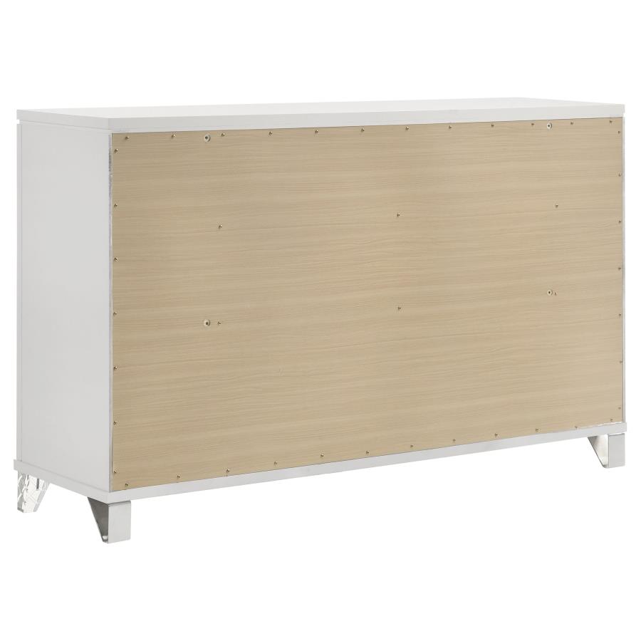 (image for) Marmore 9-drawer Dresser Cabinet White