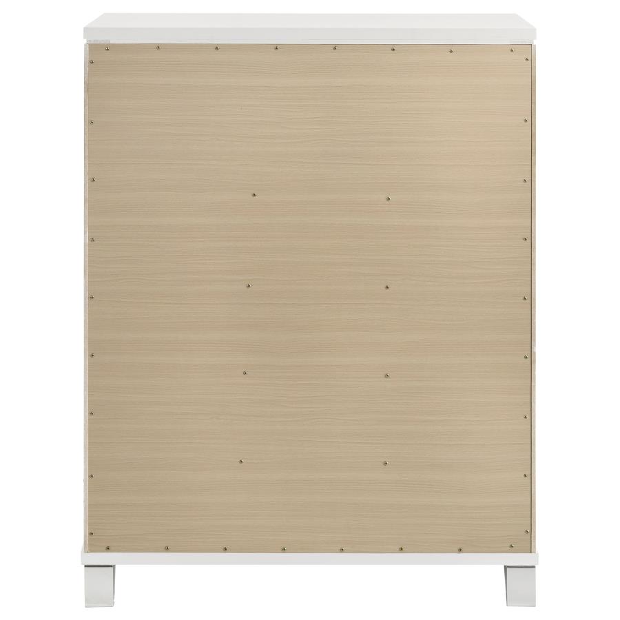 (image for) Marmore 5-drawer Bedroom Chest of Drawers White