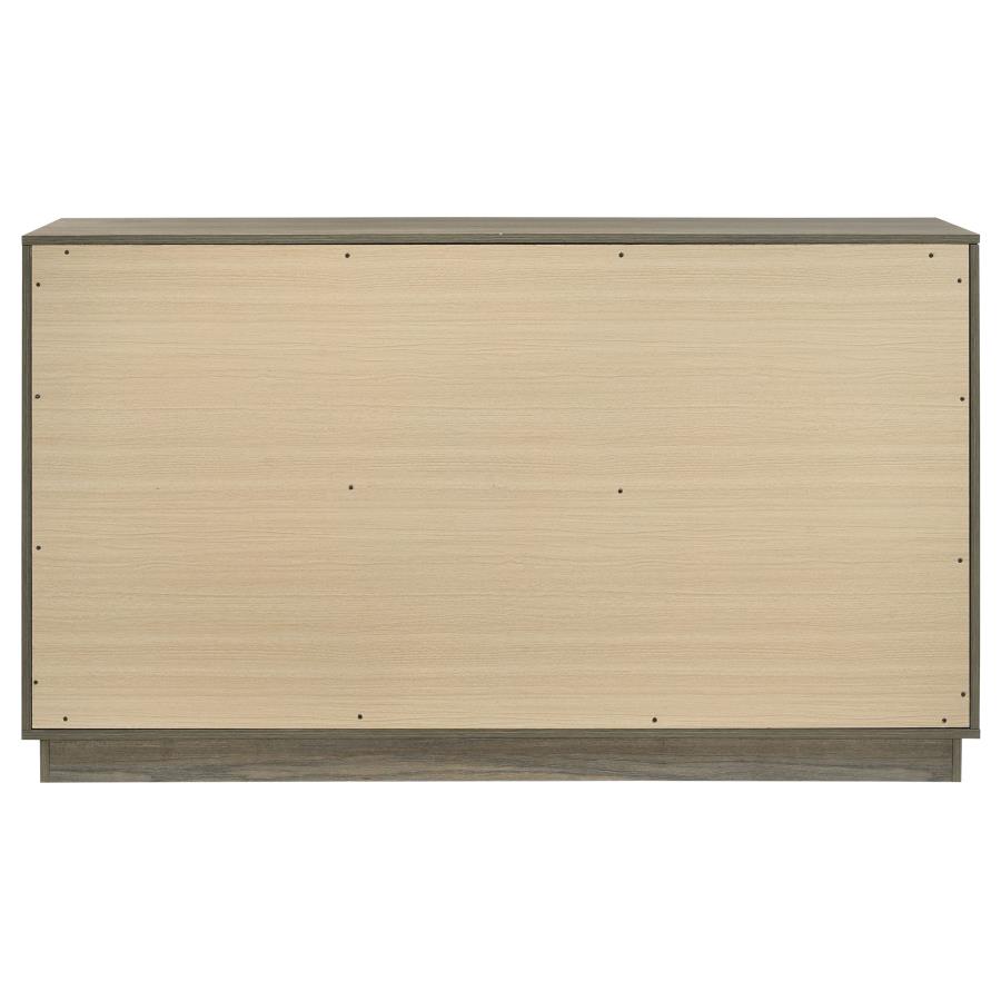 (image for) Fenwick 9-drawer Dresser Grey Oak