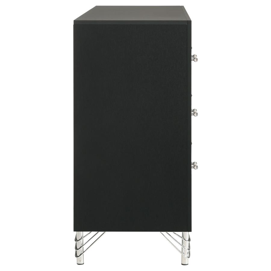 (image for) Lucia 6-drawer Dresser Cabinet Black