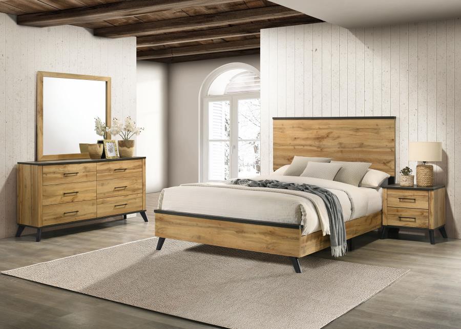 (image for) Kaywood 4-piece Full Bedroom Set Natural Pine - Click Image to Close