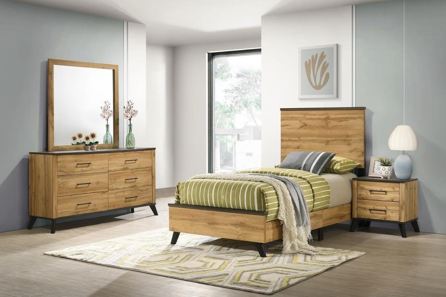 (image for) Kaywood 4-piece Twin Bedroom Set Natural Pine