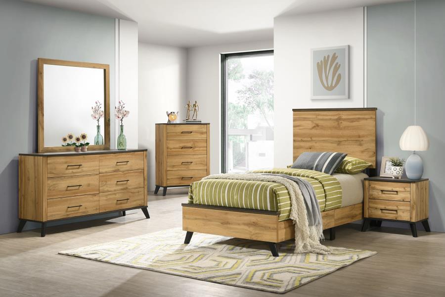 (image for) Kaywood 5-piece Twin Bedroom Set Natural Pine - Click Image to Close