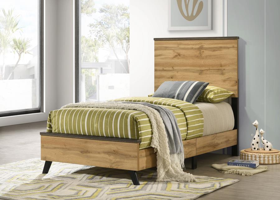 (image for) Kaywood 51-inch Twin Panel Bed Natural Pine