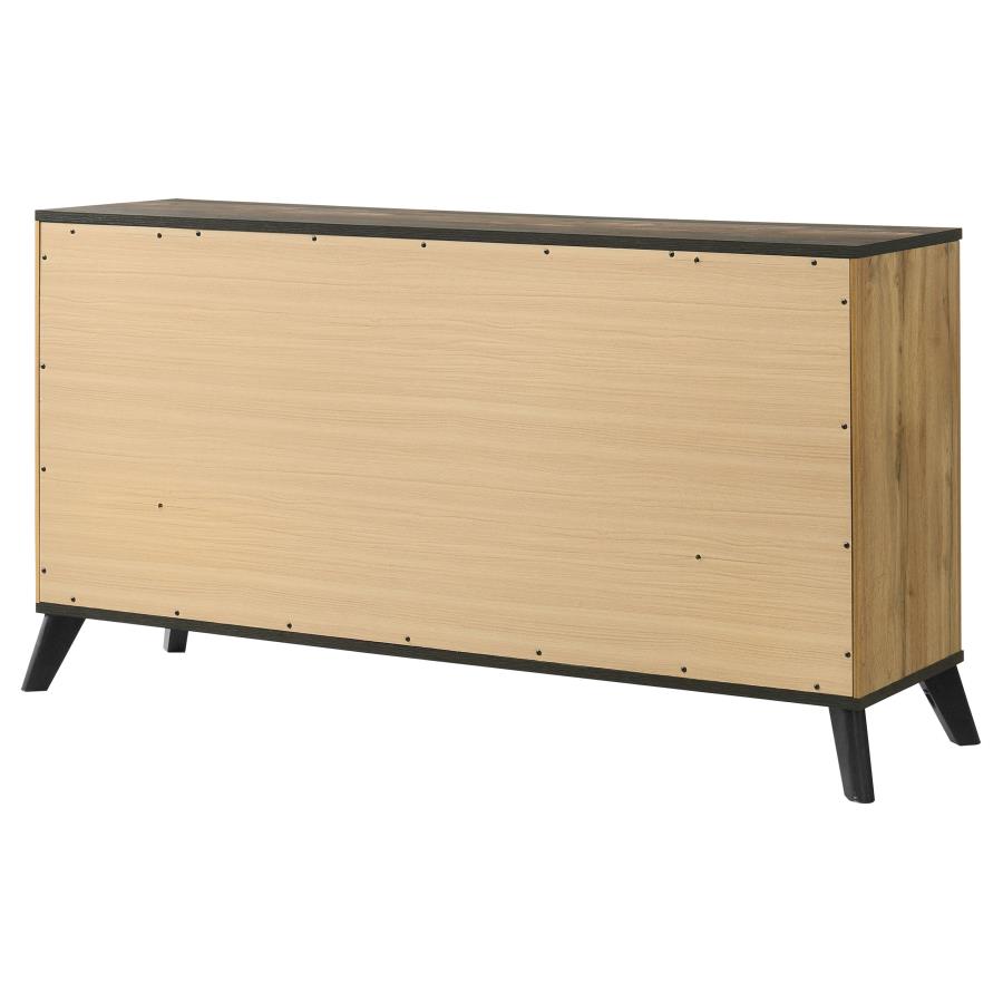 (image for) Kaywood 6-drawer Dresser Cabinet Natural Pine