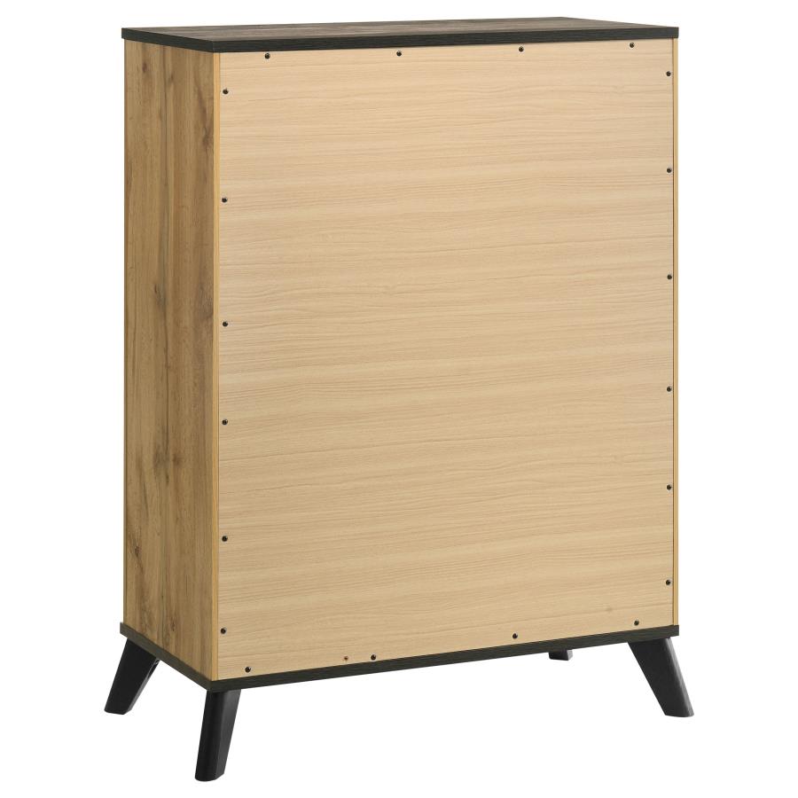 (image for) Kaywood 4-drawer Bedroom Chest of Drawers Natural Pine