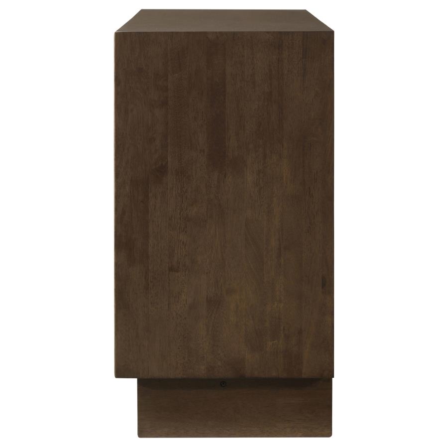 (image for) Glenwood 6-drawer Dresser Cabinet Warm Brown