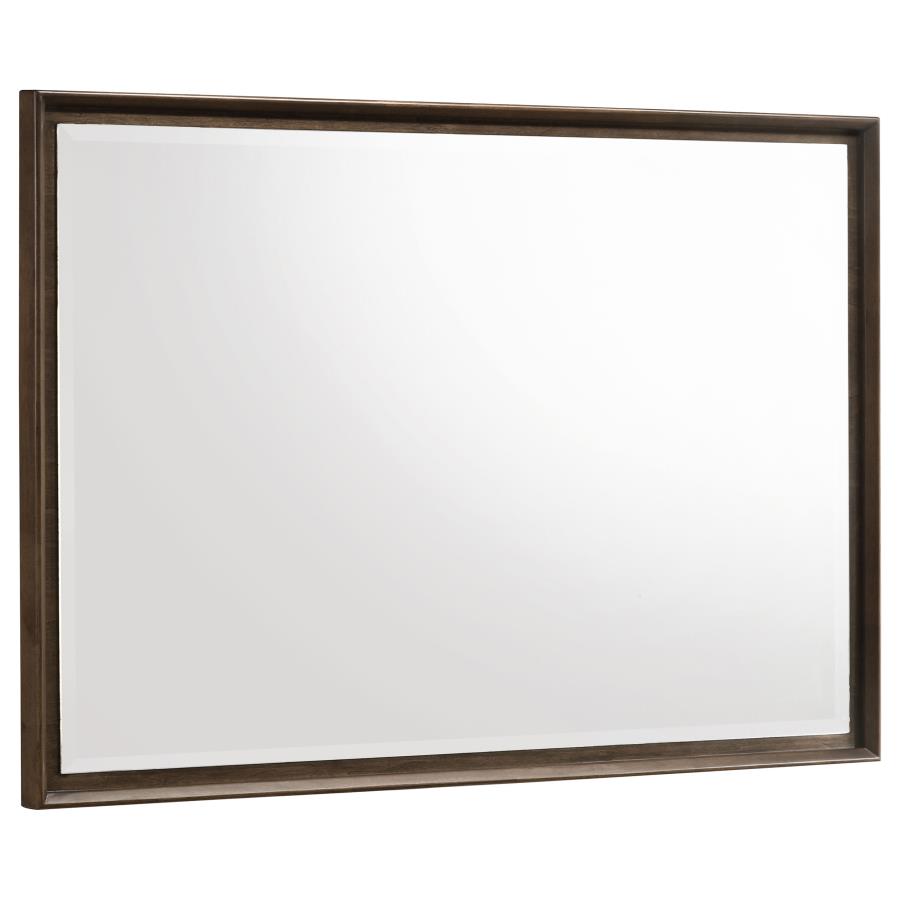 (image for) Glenwood Dresser Mirror Warm Brown - Click Image to Close