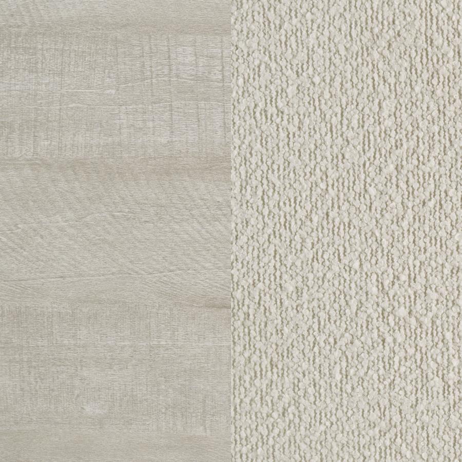 Trenton 54-inch Wood Full Panel Bed Rustic Cream