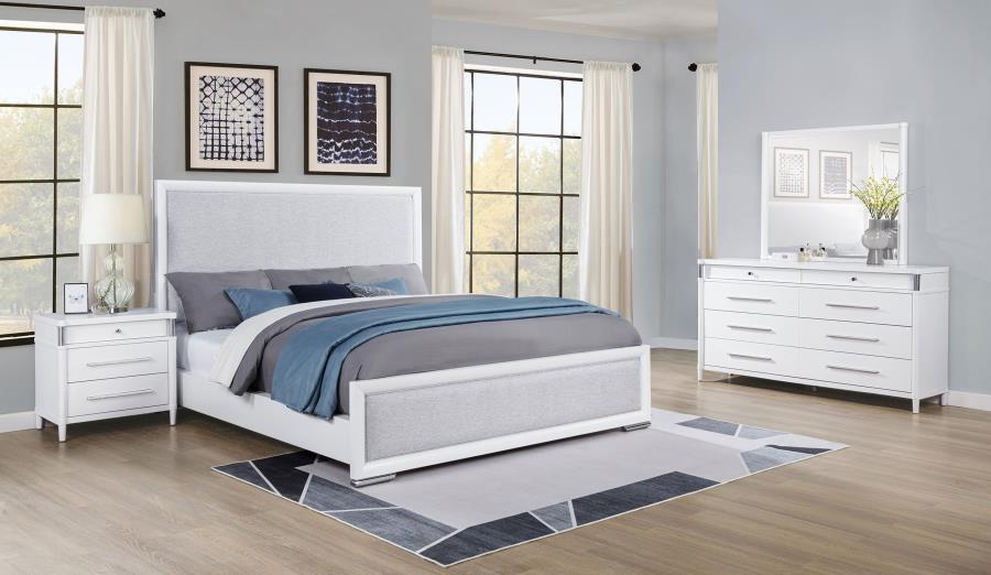 (image for) Gracemont 4-piece Eastern King Bedroom Set White