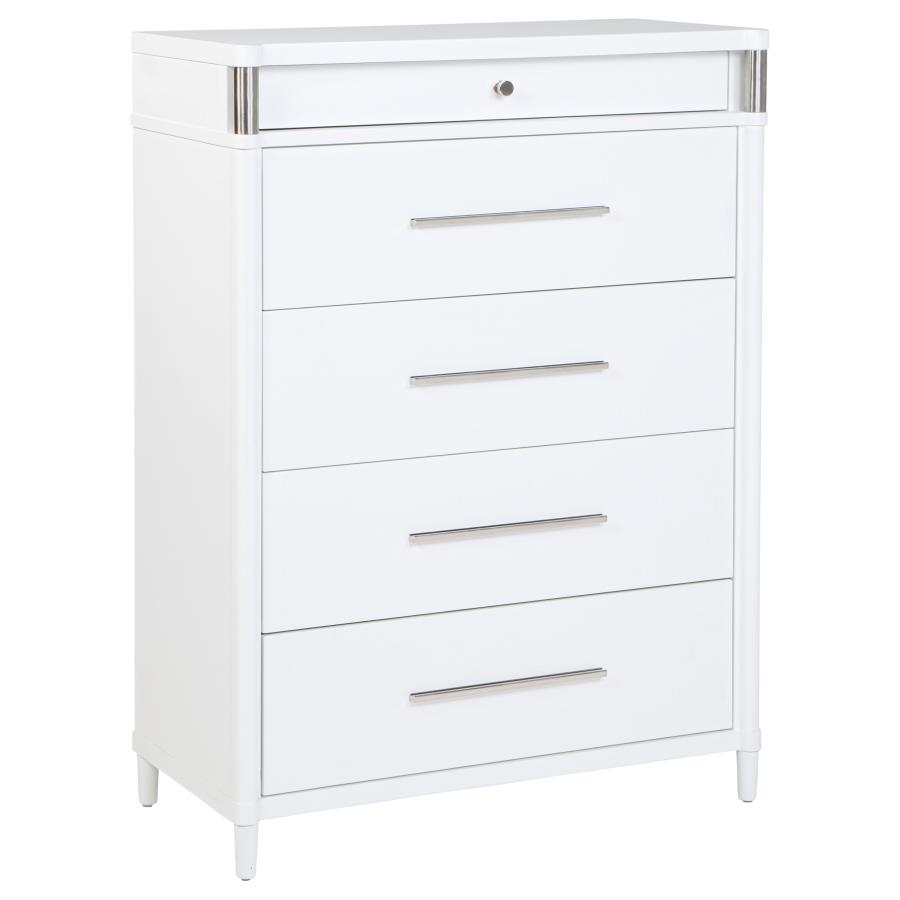 Gracemont 5-piece California King Bedroom Set White