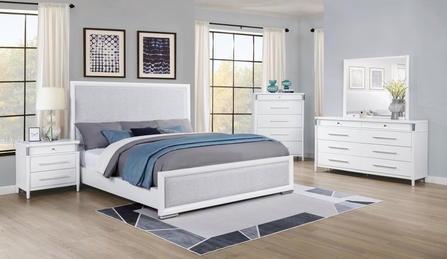 Modal Additional Images for Gracemont 8-drawer Bedroom Dresser with Mirror White
