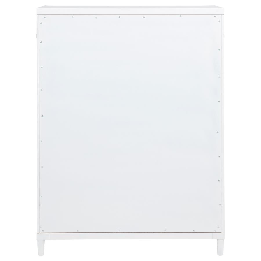 Gracemont 5-drawer Bedroom Chest of Drawers White
