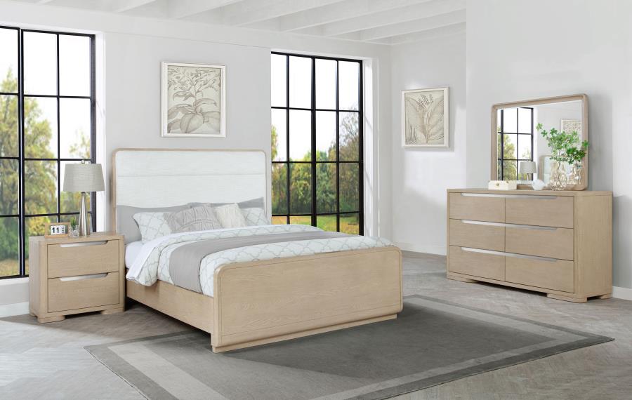 (image for) Ladera 4-piece Queen Bedroom Set Light Elm