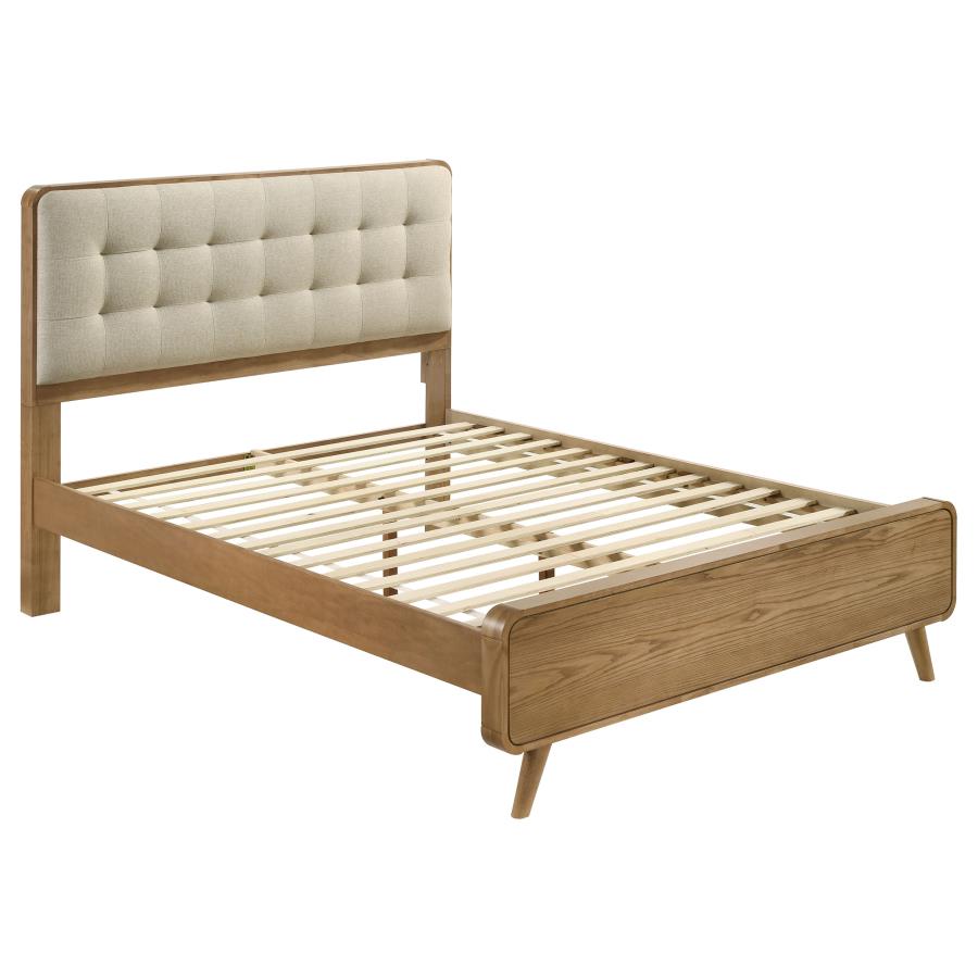 (image for) Robyn Wood California King Platform Bed Light Ash