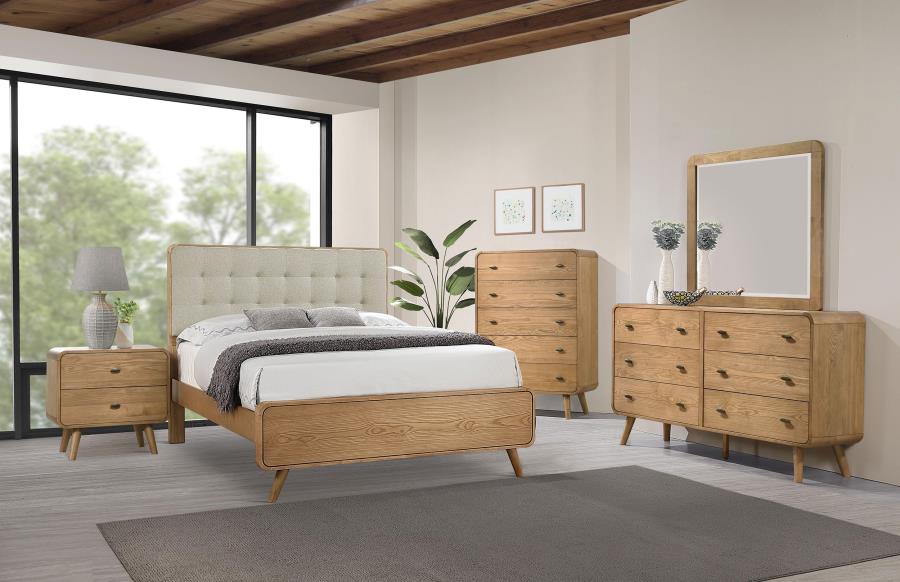 Modal Additional Images for Robyn 2-drawer Nightstand Bedside Table Light Ash