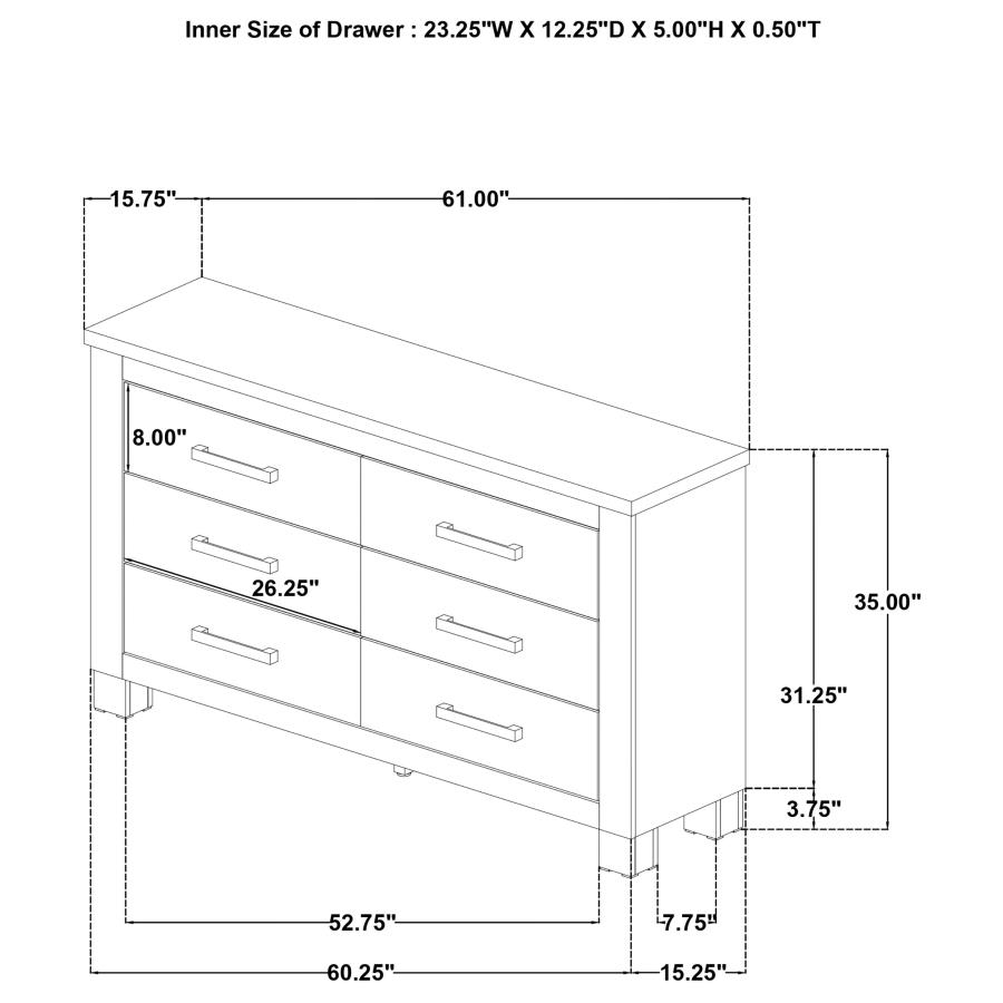 Oakglen 4-piece Queen Bedroom Set Weathered Oak