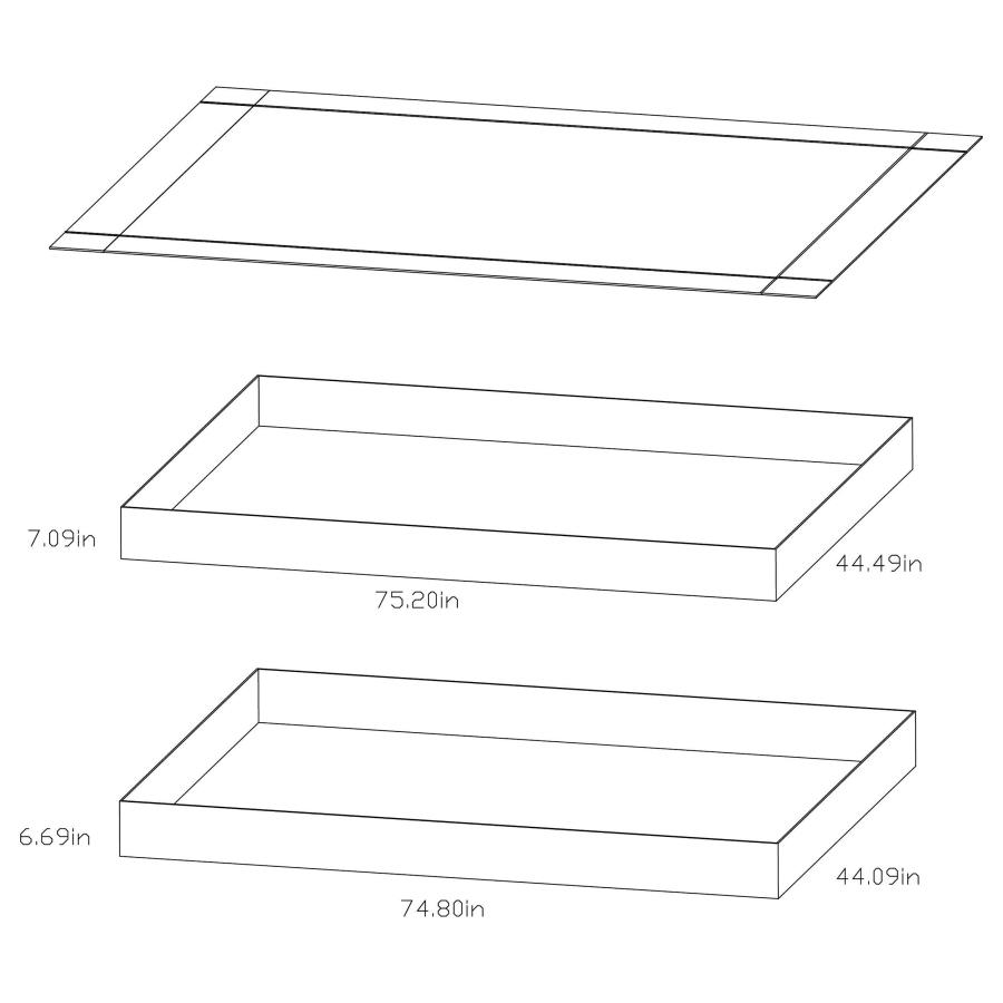 (image for) Morgan Metal Twin Over Twin Bunk Bed White