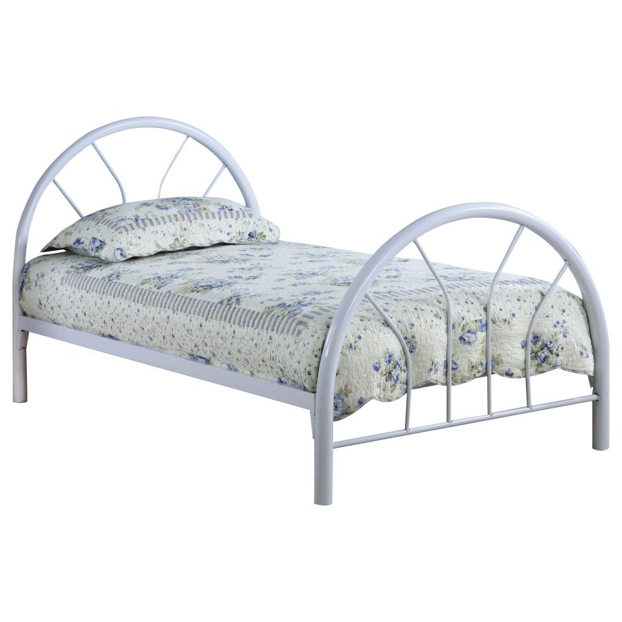 (image for) Marjorie Metal Twin Open Frame Bed White