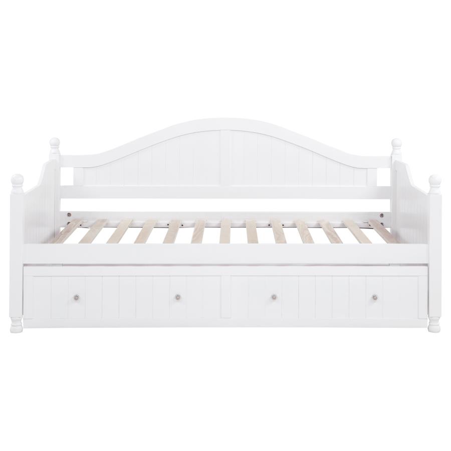 Julie Ann Wood Twin Daybed with Trundle White