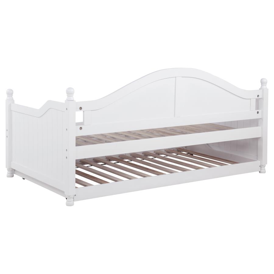 Julie Ann Wood Twin Daybed with Trundle White
