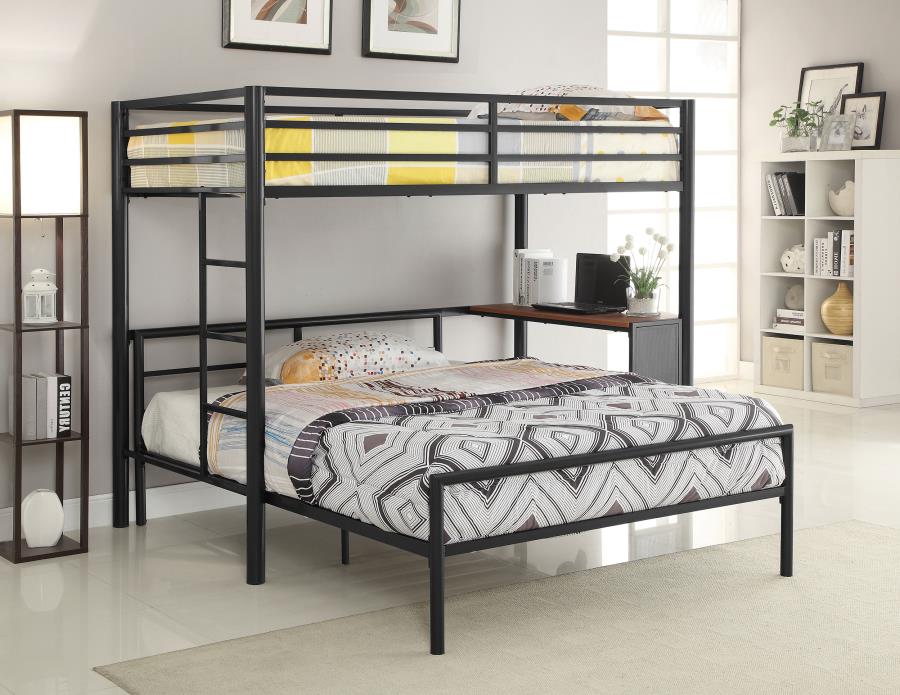 (image for) Fisher Metal Full Open Frame Bed Gunmetal