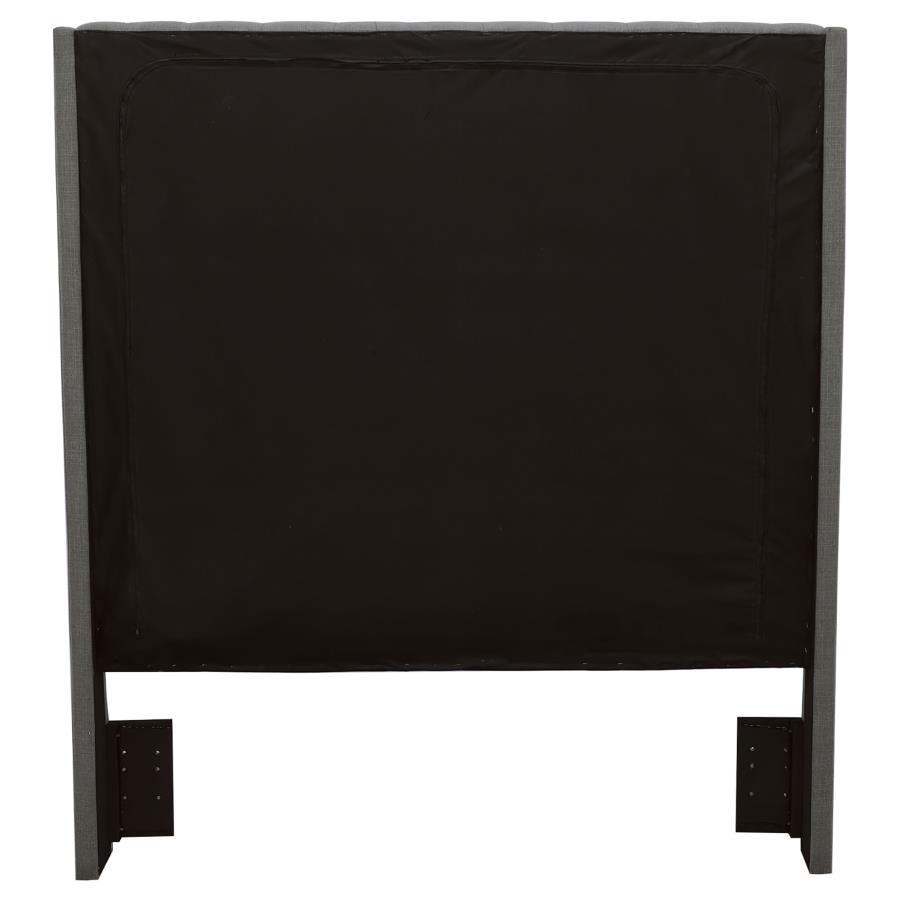 (image for) Camille Upholstered California King Panel Headboard Grey