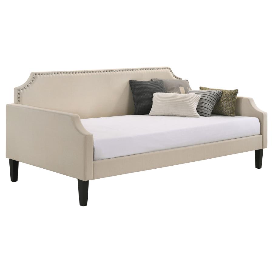 (image for) Olivia Upholstered Twin Daybed Taupe