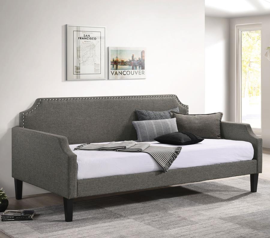 (image for) Olivia Upholstered Twin Daybed Grey