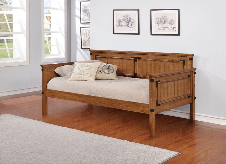 (image for) Oakdale Wood Twin Daybed Rustic Honey - Click Image to Close