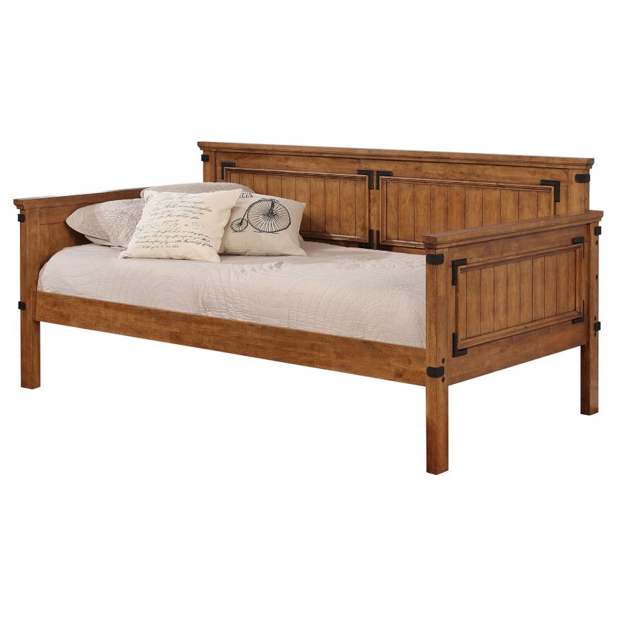 (image for) Oakdale Wood Twin Daybed Rustic Honey