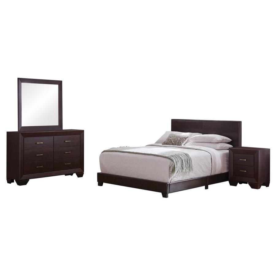 (image for) Dorian 4-piece Full Bedroom Set Dark Cocoa