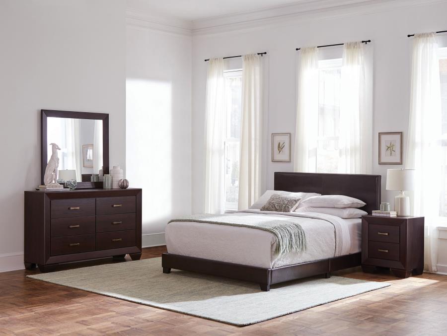 (image for) Dorian 4-piece Full Bedroom Set Dark Cocoa