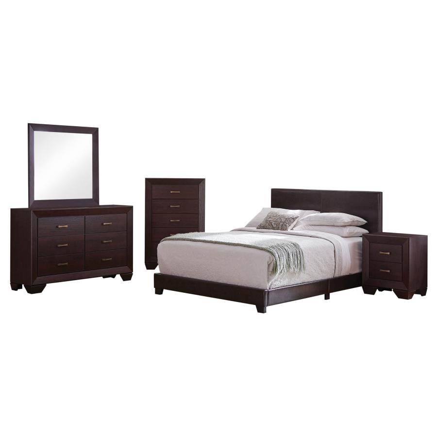 (image for) Dorian 5-piece Full Bedroom Set Dark Cocoa - Click Image to Close