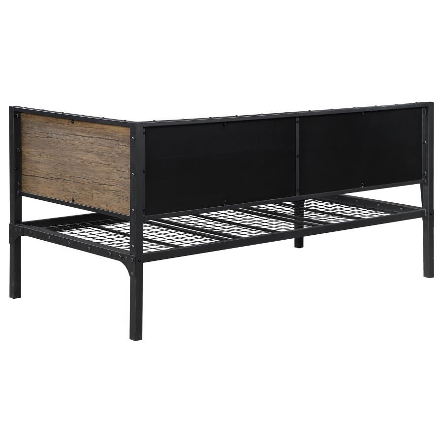 (image for) Getler Metal Twin Daybed Weathered Chestnut