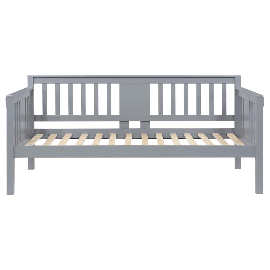 (image for) Bethany Wood Twin Daybed with Drop-down Tables Grey